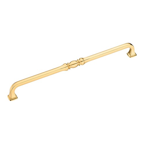 Ручка скоба KALE-69-224 цвет глянцевое золото длина 237 мм, крепление 224 мм