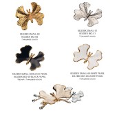 Подложка для мебельных ручек KELEBEKLI DAL BIG 51 цвет глянцевый никель длина 92 мм