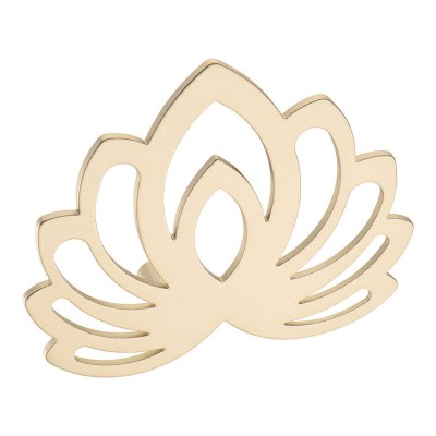 Ручка скоба Лотос KKP-1017-C25 цвет матовое золото длина 117 мм, крепление 64 мм