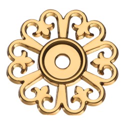 Подложка мебельная M-9002-60 цвет глянцевое золото диаметр 45 мм