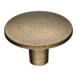 Ручка кнопка круглая ORKIDE-40 цвет античная бронза диаметр 30 мм