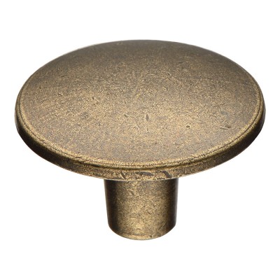 Ручка кнопка круглая ORKIDE-40 цвет античная бронза диаметр 30 мм