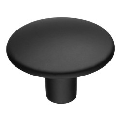 Ручка кнопка круглая ORKIDE-85 цвет черный диаметр 30 мм Ручка кнопка круглая ORKIDE-85 цвет черный диаметр 30 мм