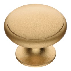 Ручка классика кнопка круглая RANA-61 цвет матовое золото диаметр 35 мм