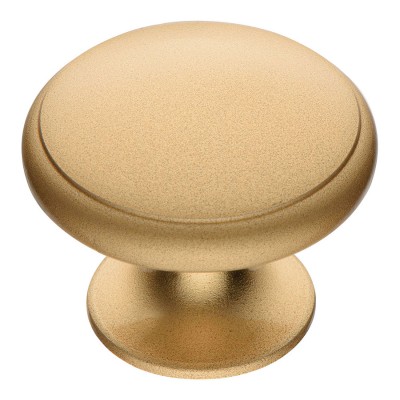 Ручка классика кнопка круглая RANA-61 цвет матовое золото диаметр 35 мм