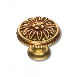 Ручка классика кнопка 013035H цвет французское золото диаметр 35 мм 