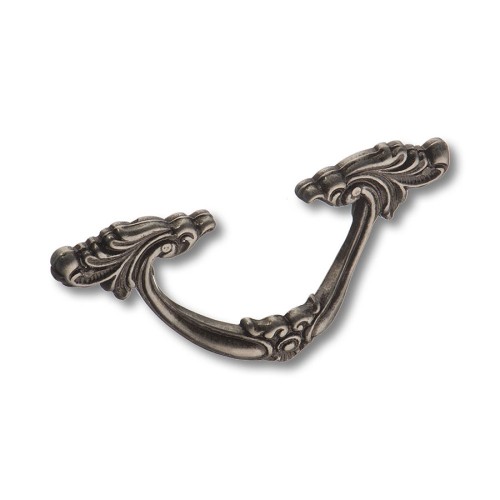 Ручка скоба 02.0017 Plata Vieja цвет старое серебро длина 110 мм, крепление 64 мм