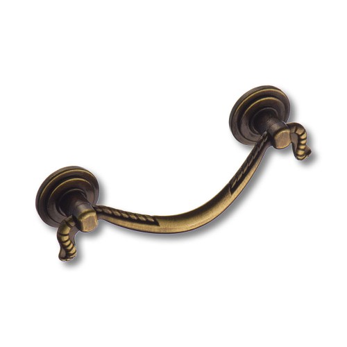 Ручка скоба 02.0055.B цвет старая бронза длина 83 мм, крепление 64 мм