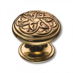 Ручка классика кнопка 07120-035 цвет французское золото диаметр 30 мм