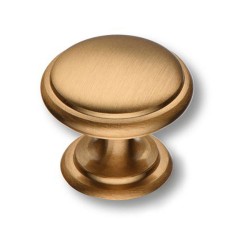 Ручка классика кнопка 0720-007-2 цвет сатинированное золото диаметр 30 мм