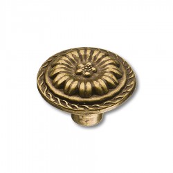 Ручка классика кнопка 1091.0025.002 цвет античная бронза диаметр 25 мм