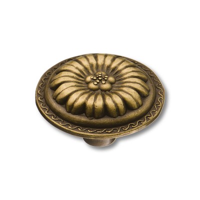 Ручка классика кнопка 1091.0030.001 цвет античная бронза диаметр 30 мм 