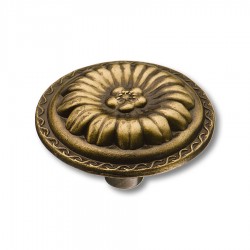 Ручка классика кнопка 1091.0040.001 цвет античная бронза диаметр 40 мм