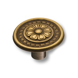 Ручка классика кнопка круглая 1109.0030.001 цвет античная бронза диаметр 30 мм 