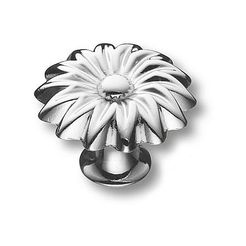 Ручка кнопка 111-Chrome цвет глянцевый хром диаметр 38 мм 