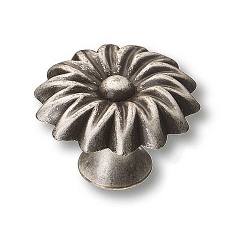 Ручка кнопка 111-Silver цвет серебро диаметр 38 мм 