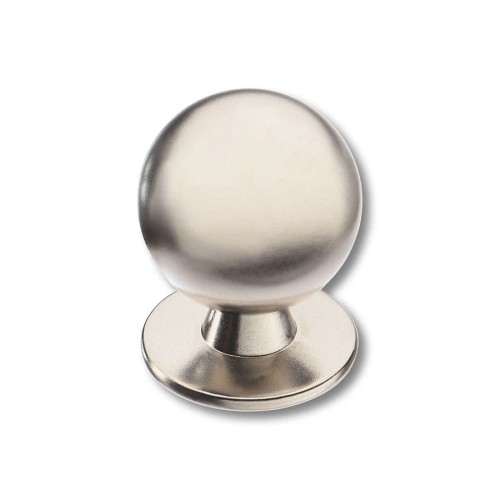 Ручка кнопка 1116.0025.017 цвет шелковый никель диаметр 25 мм