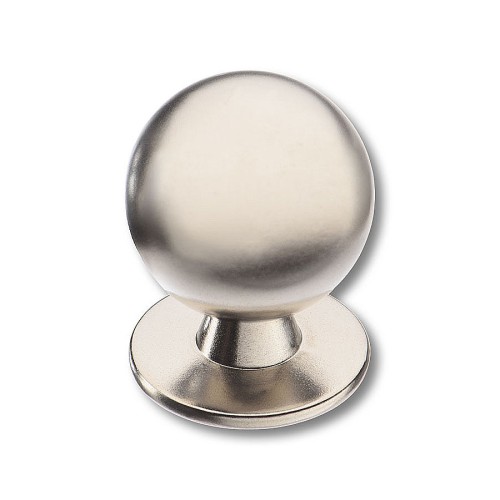 Ручка кнопка 1116.0030.017 цвет шелковый никель диаметр 30 мм 