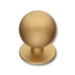Ручка классика кнопка 1116.0030.126 цвет матовое золото диаметр 30 мм 