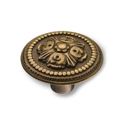 Ручка классика кнопка круглая 1126.0030.001 цвет античная бронза диаметр 30 мм