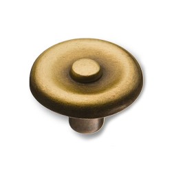 Ручка классика кнопка 1265.0025.001 цвет античная бронза диаметр 25 мм