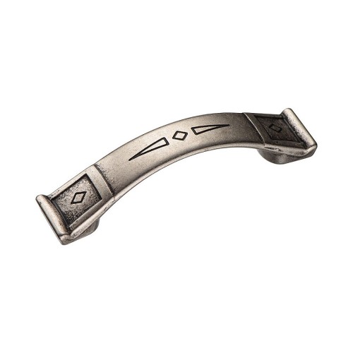 Ручка скоба 15.128.64.16 цвет античное серебро длина 88 мм, крепление 64 мм 