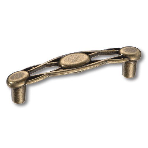 Ручка скоба 15.133.96.12 цвет античная бронза длина 111 мм, крепление 96 мм