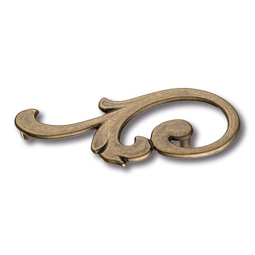 Ручка скоба 15.141.01.02 left цвет глянцевая бронза длина 134 мм, крепление 96 мм