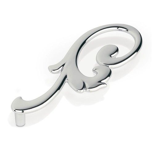 Ручка скоба 15.141.01.07 left цвет глянцевый хром длина 134 мм, крепление 96 мм