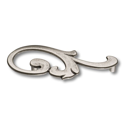 Ручка скоба 15.141.01.16 right цвет античное серебро длина 134 мм, крепление 96 мм