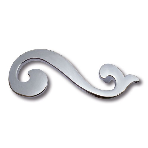 Ручка скоба 15.186.96.07 right цвет глянцевый хром длина 145 мм, крепление 96 мм