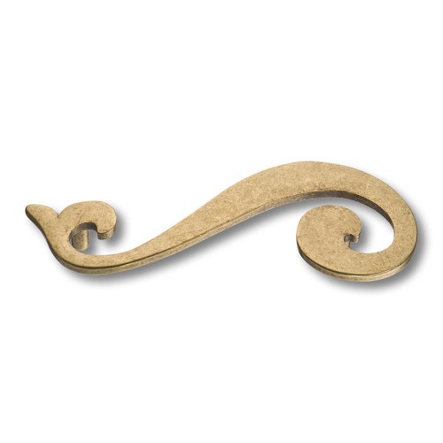 Ручка скоба 15.186.96.12 left цвет античная бронза длина 145 мм, крепление 96 мм