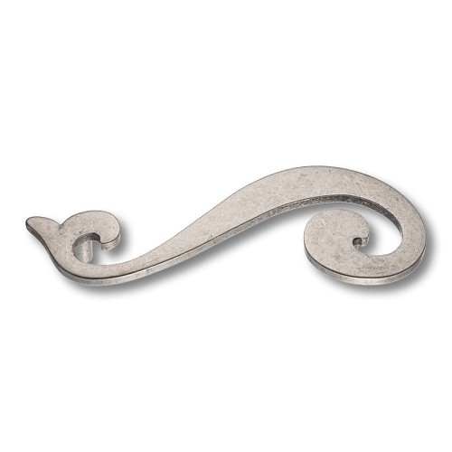 Ручка скоба 15.186.96.16 left цвет античное серебро длина 145 мм, крепление 96 мм Ручка скоба 15.186.96.16 left цвет античное серебро длина 145 мм, крепление 96 мм