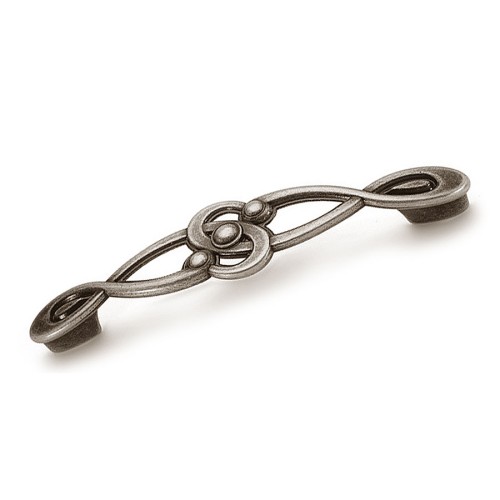 Ручка скоба 15.193.128.16 цвет античное серебро длина 147 мм, крепление 128 мм