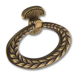 Ручка классика кольцо 15.259.01.12 цвет античная бронза ширина 85 мм 