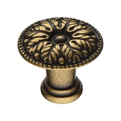 Ручка классика кнопка 15.303.29.12 цвет античная бронза диаметр 29 мм