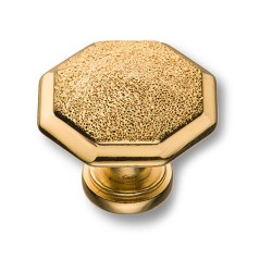 Ручка классика кнопка 15.309.01 DIA 19 цвет глянцевое золото диаметр 36 мм