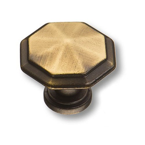 Ручка кнопка 15.309.01.04RA цвет затененная бронза диаметр 36 мм 