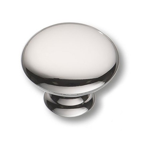 Ручка кнопка круглая 15.324.30.07 цвет глянцевый хром диаметр 30 мм 