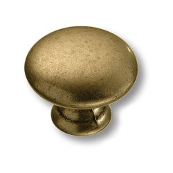 Ручка классика кнопка круглая 15.324.30.12 цвет античная бронза диаметр 30 мм 