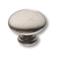 Ручка классика кнопка круглая 15.324.30.16 цвет античное серебро диаметр 30 мм 