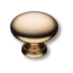 Ручка классика кнопка круглая 15.324.30.22 цвет матовое золото диаметр 30 мм 