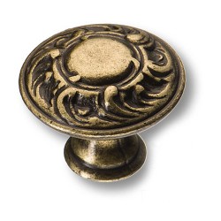 Ручка классика кнопка круглая 15.352.01.12 цвет античная бронза диаметр 30 мм
