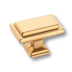 Ручка классика кнопка 15.368.00.22 цвет матовое золото ширина 39 мм 