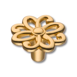Ручка классика кнопка 15.375.36.22 цвет матовое золото диаметр 36 мм 