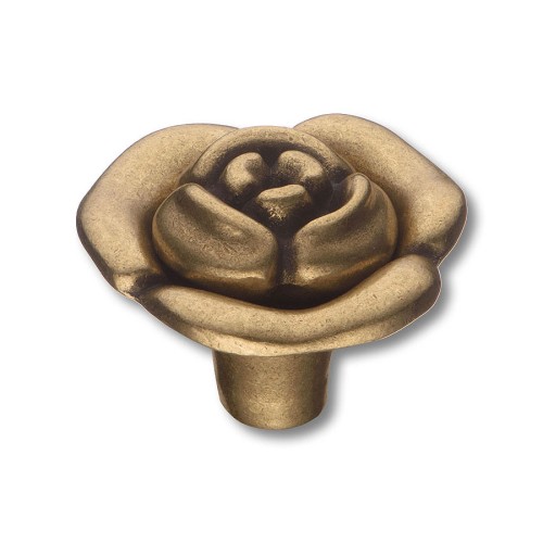 Ручка кнопка 15.393.45.12 цвет античная бронза диаметр 43 мм 