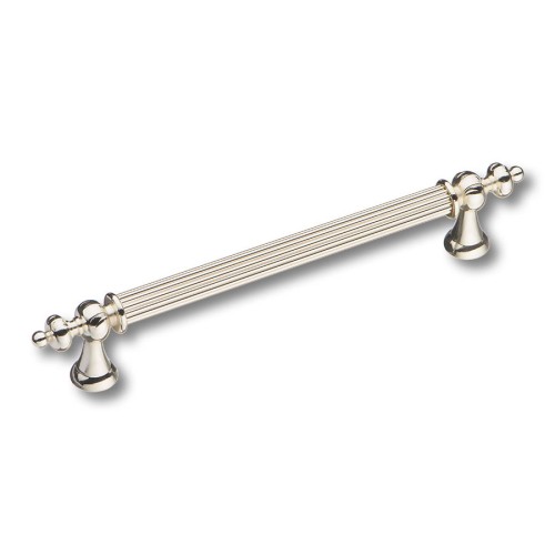 Ручка рейлинг 1670-51-160-053 цвет глянцевый никель длина 210 мм, крепление 160 мм