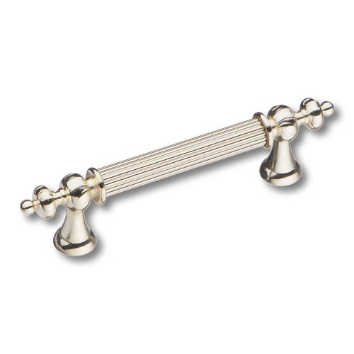 Ручка рейлинг 1670-51-96-053 цвет глянцевый никель длина 145 мм, крепление 96 мм 