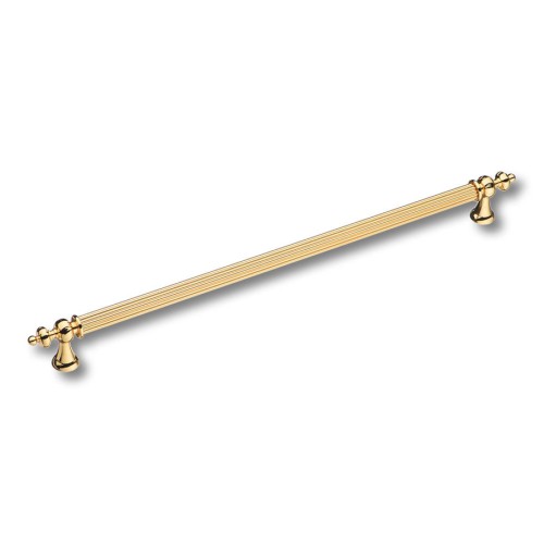 Ручка рейлинг 1670-60-320-053 цвет глянцевое золото длина 370 мм, крепление 320 мм 