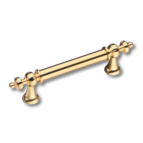Ручка рейлинг 1670-60-96-052 цвет глянцевое золото длина 145 мм, крепление 96 мм 